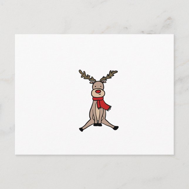 Carte Postale CUTE REINDEER, Rudolph (Devant)