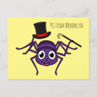 Cute Spider dans le top a un dessin animé