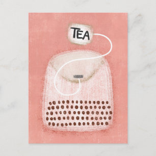 Carte postale Cute Tea Bag