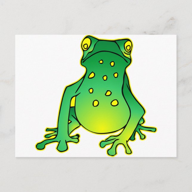 Carte Postale Cute Tree Frog (Devant)
