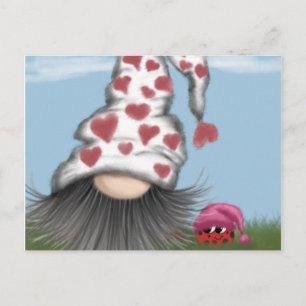 Carte Postale Cute Valentine Gnome