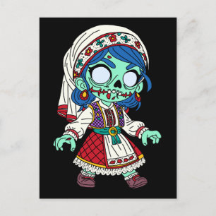 Carte Postale Cute Zombie turc