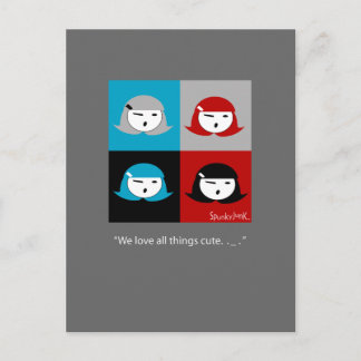 Carte postale Cutie Pie Girls