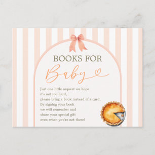 Carte Postale Cutie Pie Orange En vichy Livres pour bébé
