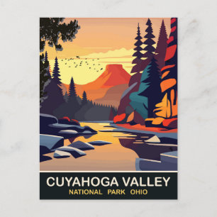 Carte Postale Cuyahoga Valley, Parc national, OH, Voyage