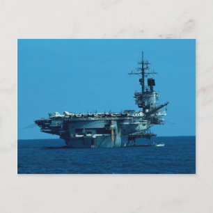 Carte Postale CV-66 Désaffectation "USS America" en 1996, stern