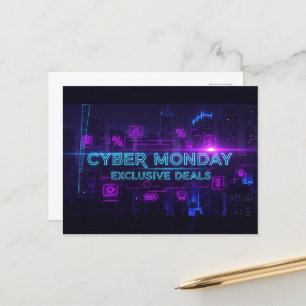 Carte Postale Cyber lundi