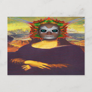 Carte Postale Cyborg Mona Lisa