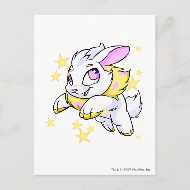 Carte Postale Cybunny électrique magique (Devant)