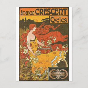 Carte Postale Cycles de croissant