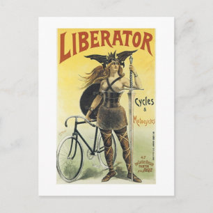 Carte Postale Cycles Liberator & Motos