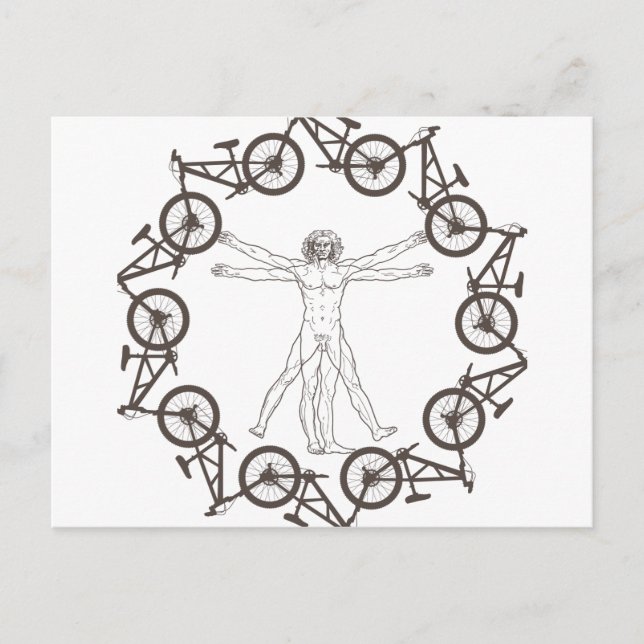 Carte Postale Cyclistus homo (Devant)