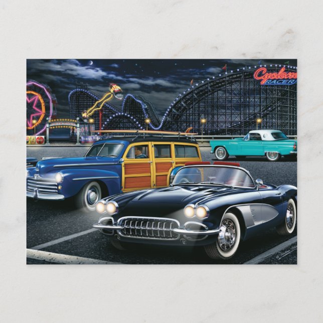 Carte Postale Cyclone Racer (Devant)