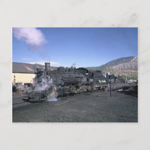 Carte Postale D&RGW jauge étroite 2-8-2