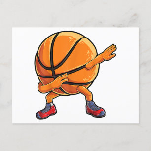 Carte Postale Dabbing Basketball Ball Funny Boys Hommes Femmes S