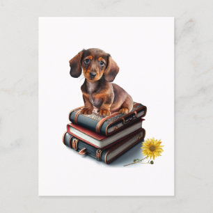 Carte Postale Dachshund Puppy