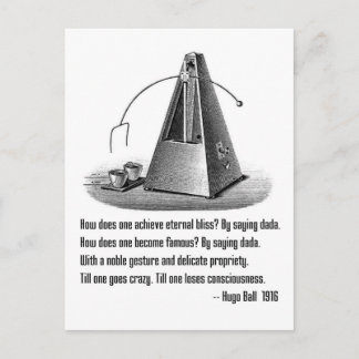 Carte Postale Dada défini