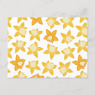 Carte Postale Daddodil jaune printemps