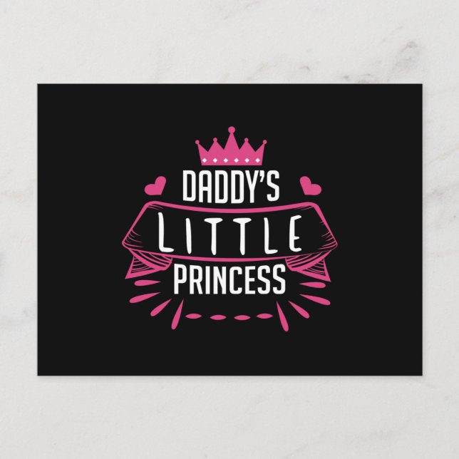 Carte Postale Daddys Little Princess (Devant)