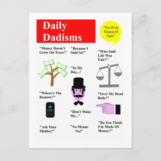 Carte postale Dadisms Quotidiens (Devant)