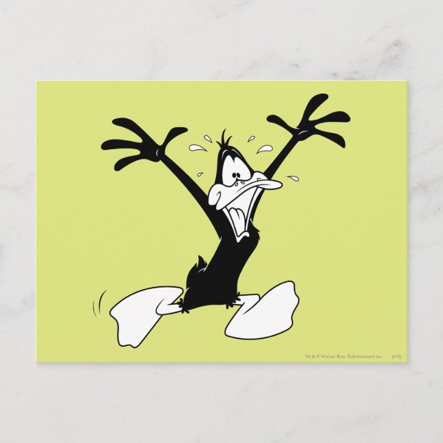 Carte Postale DAFFY DUCK™ Excité (Devant)