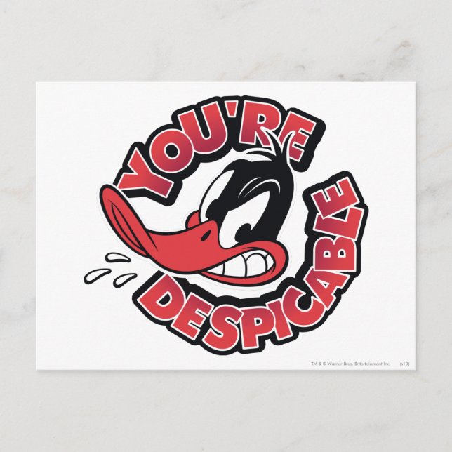 Carte Postale DAFFY DUCK™ - Vous êtes désespéré (Devant)
