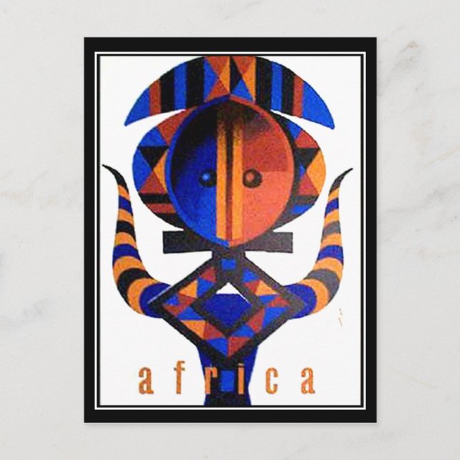 Carte postale d'Afrique (Devant)