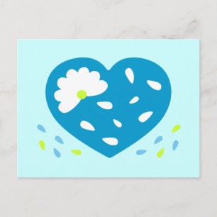 Carte Postale Daisy Heart
