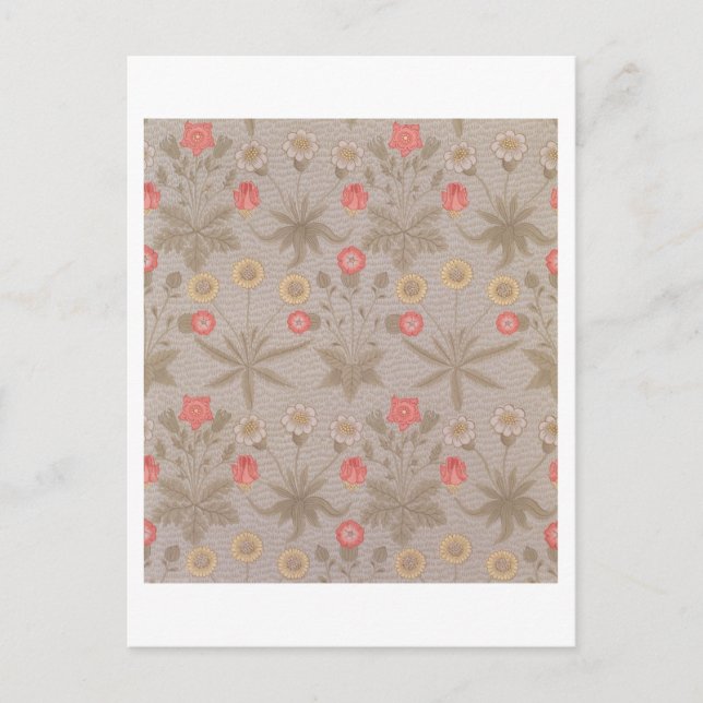 Carte Postale 'Daisy', the first wallpaper designed par William  (Devant)