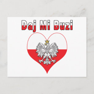 Carte Postale Daj Mi Buzi Eagle Heart