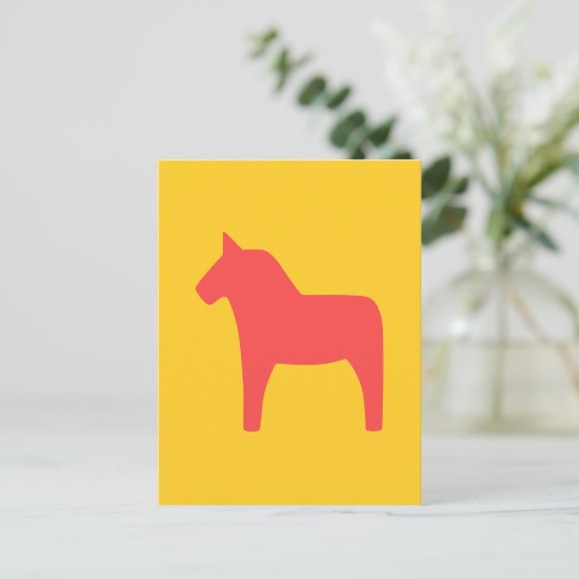 Carte postale Dala Horse (Debout devant)