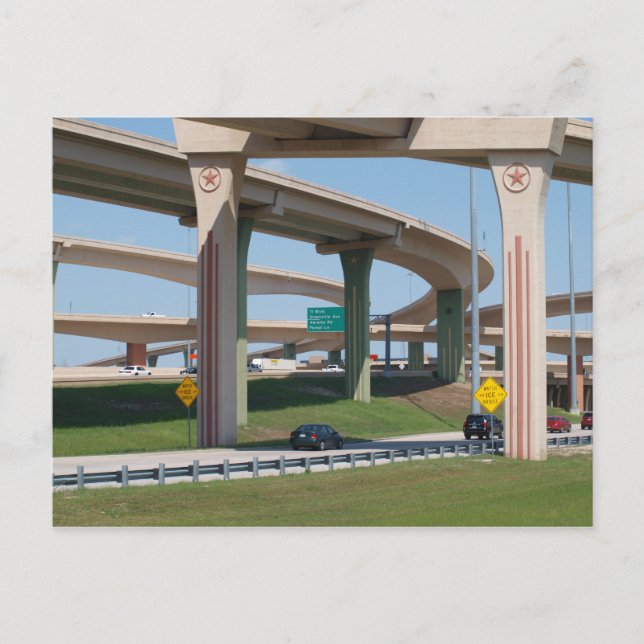 Carte Postale Dallas High 5 (Devant)