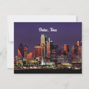 Carte Postale Dallas, Texas