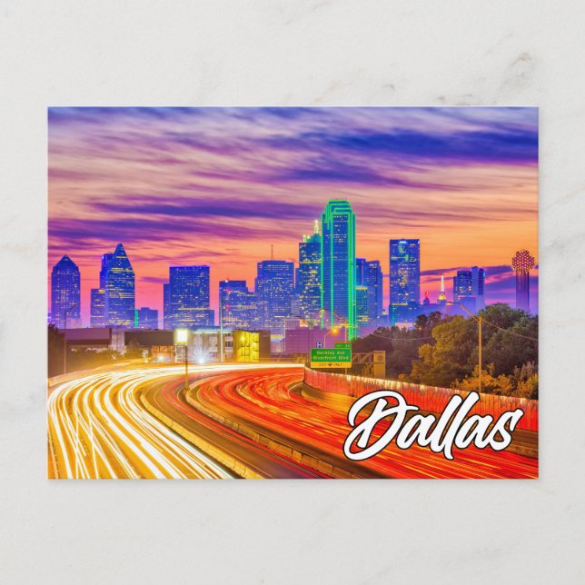 Carte Postale Dallas, Texas, États-Unis (Devant)