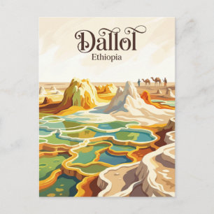 Carte Postale Dallol Éthiopie