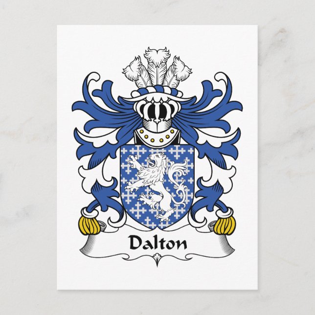 Carte Postale Dalton Family Crest (Devant)
