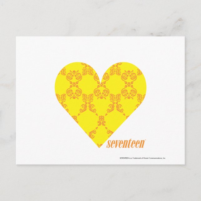 Carte Postale Damas jaune-orange 4 (Devant)