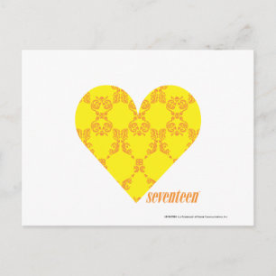 Carte Postale Damas jaune-orange 4