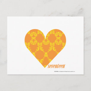 Carte Postale Damas Orange-Jaune 2