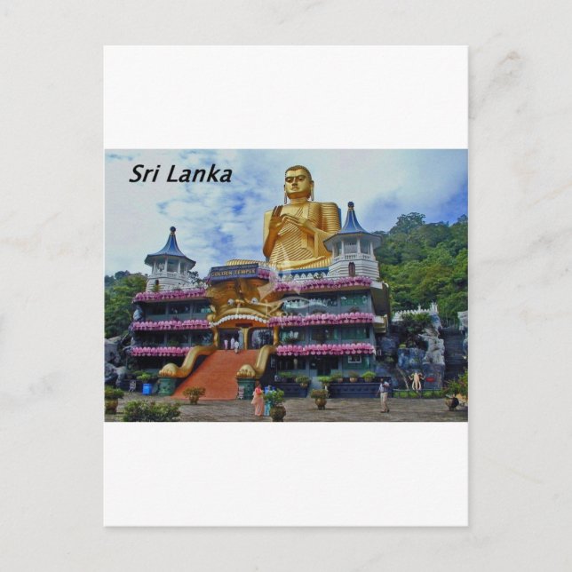 Carte Postale dambulla-grotte-temple-sri-lanka angie. (Devant)