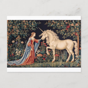 Carte Postale Dame à la licorne