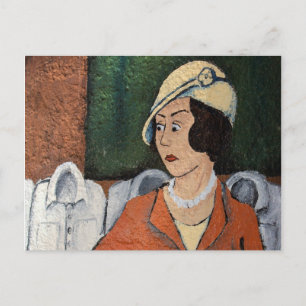Carte Postale Dame casquette