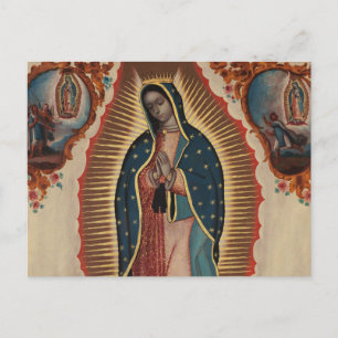 Carte Postale Dame de Guadalupe, 1780 par Sebastian Zalcedo