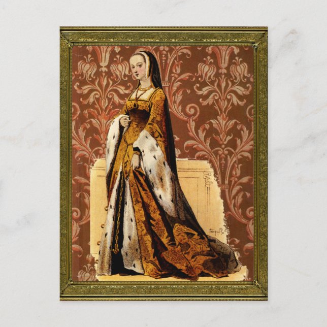 Carte Postale Dame Renaissance (Devant)