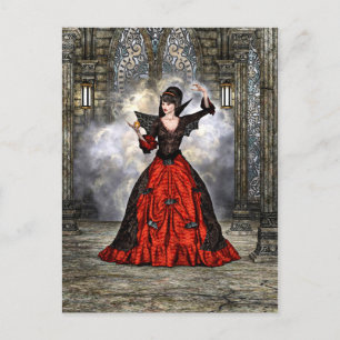 Carte Postale Dame Vampire