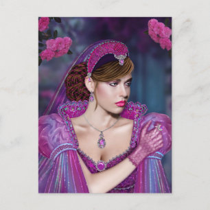 Carte Postale Dame victorienne