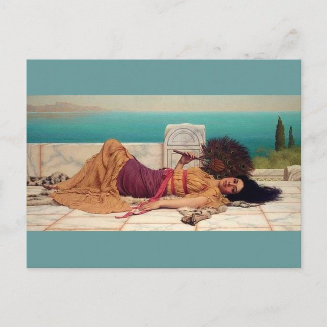 Carte Postale Dames grecques de rêve par Godward (Devant)
