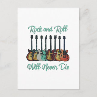 Carte postale d'amour pour guitare