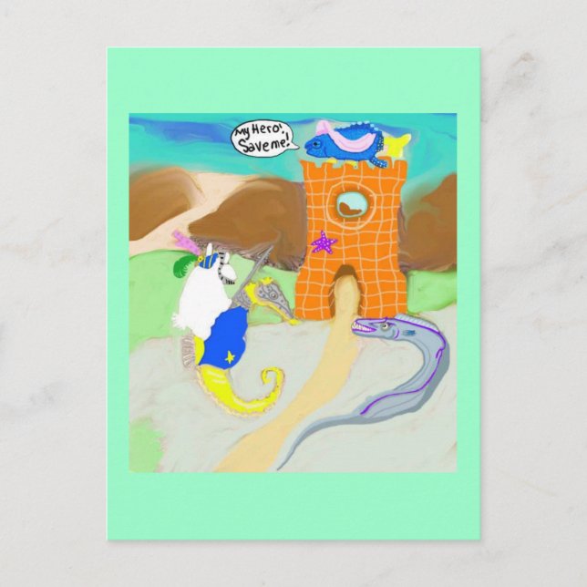 Carte Postale Damsel en détresse (Devant)