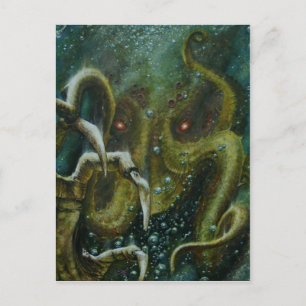 Carte Postale Dan Henk Cthulhu